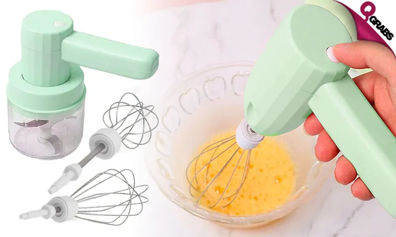 USB Rechargeable Wireless Handheld Mixer!